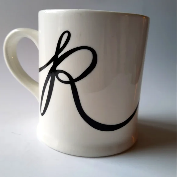 Indigo initial 'R' Mug - Picture 1 of 6